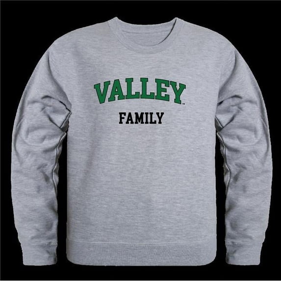 Mississippi Valley State University Delta Devils & Devilettes Family Crewneck Sweatshirt, Heather Grey - Extra Large
