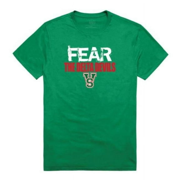 Mississippi Valley State University Delta Devils & Devilettes Fear College T-Shirt, Kelly - Extra Large