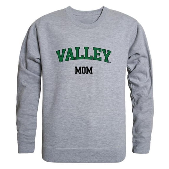 Mississippi Valley State University Delta Devils & Devilettes Mom Crewneck Sweatshirt, Heather Grey - Small