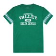 thumbnail image 1 of Mississippi Valley State University Delta Devils & Devilettes Property Football T-Shirt, Kelly - Small, 1 of 1