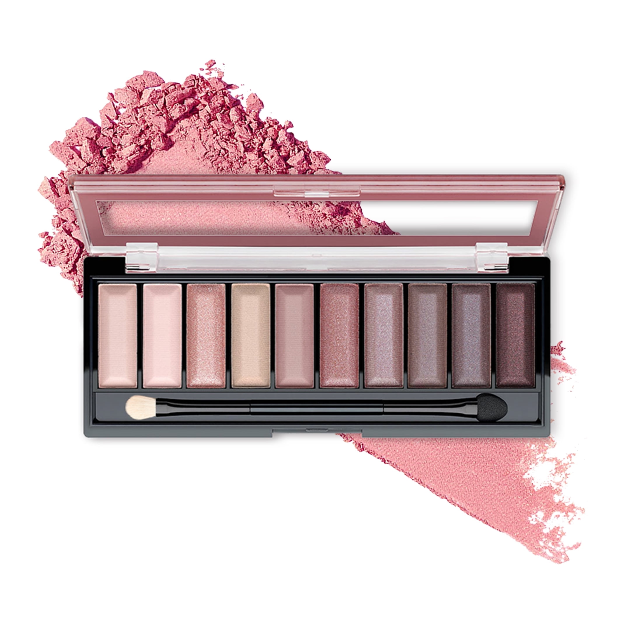 Misslyn Shade & Blend Eyeshadow Brush – Lidschattenpinsel Zum Auftragen & Verblenden, Pinkes Ombré-Design