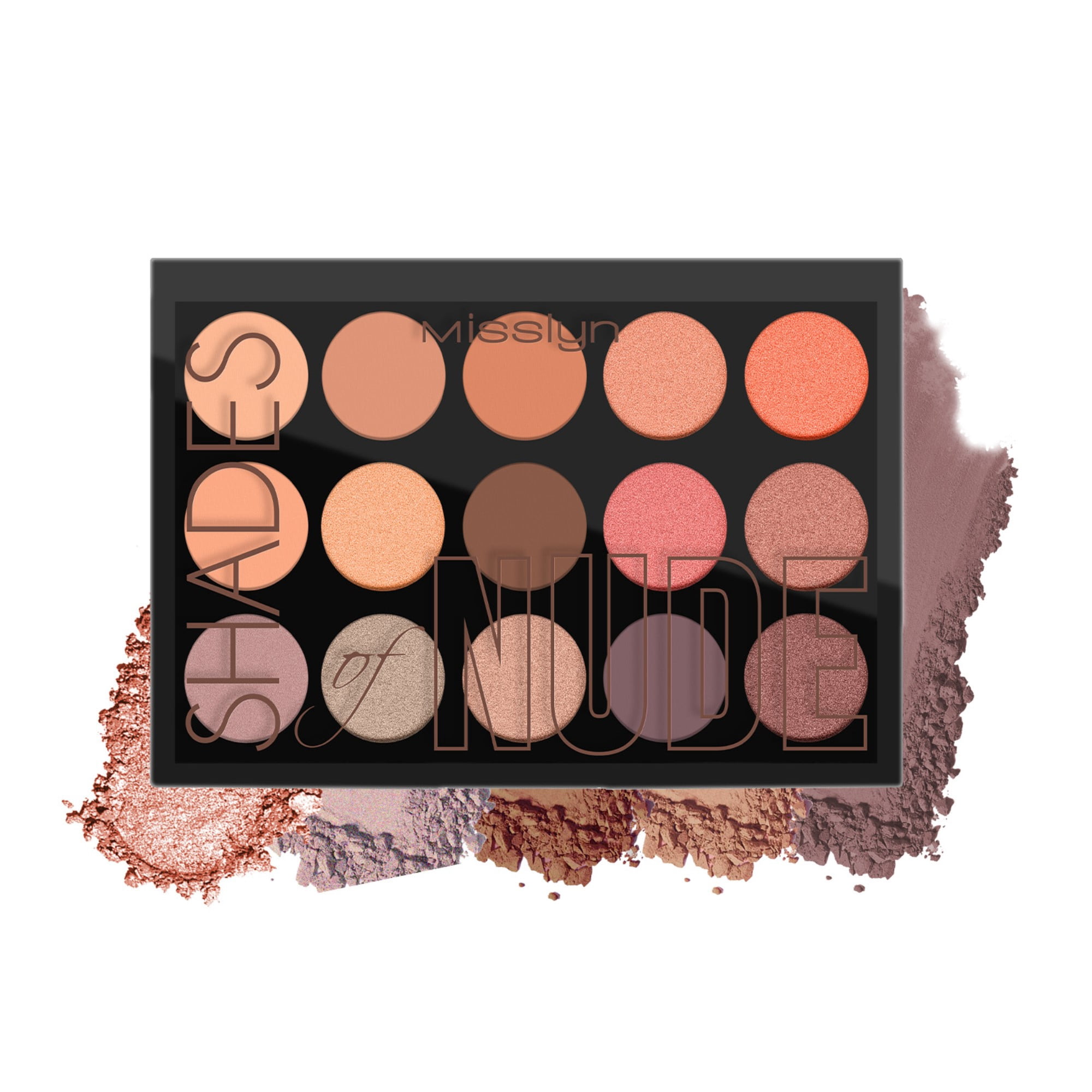 Misslyn Shade & Blend Eyeshadow Brush – Lidschattenpinsel Zum Auftragen & Verblenden, Pinkes Ombré-Design