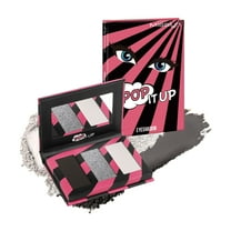 Misslyn 3 Colors Pop it Up Eyeshadow Palette #01 Midnight Chic, Highly Pigmented Mattes Glitter Shimmers Cream Makeup Palette Powder