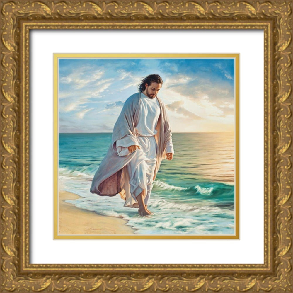 Missman, Mark 20x20 Gold Ornate Wood Framed with Double Matting Museum ...