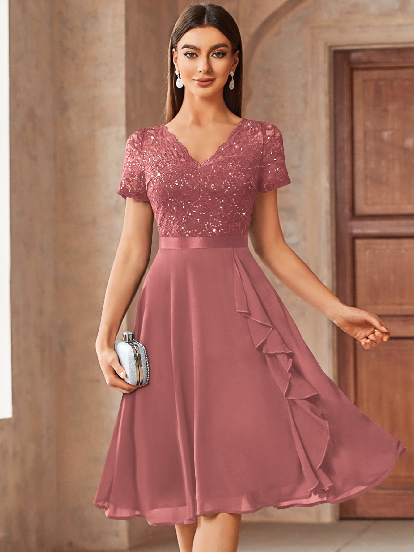 miusol-women-s-v-neck-contrast-lace-sequin-ruffle-trim-chiffon-cocktail