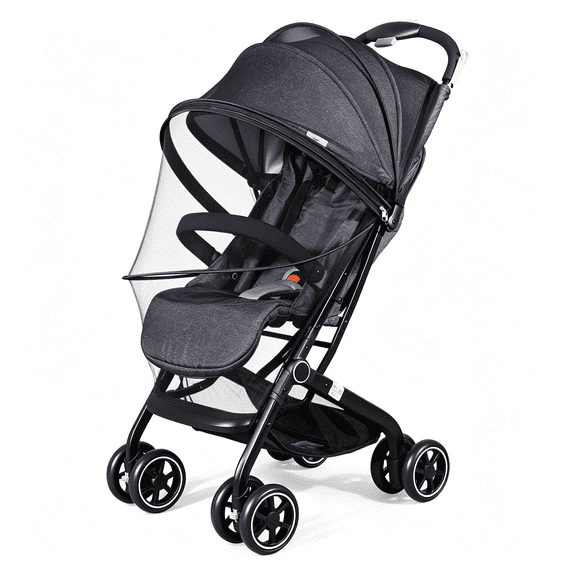 Missmile Universal Mosquito Net for Stroller, Breathable Bug Net Cover for Car Seats Bassinets Cribs, Quick-Release Double Zipper Mesh, Foldable Insect Barrier for Baby Travel and Sleep