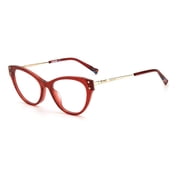 Missoni 44 Full Rim Rectangular Opal Burgundy Eyeglasses