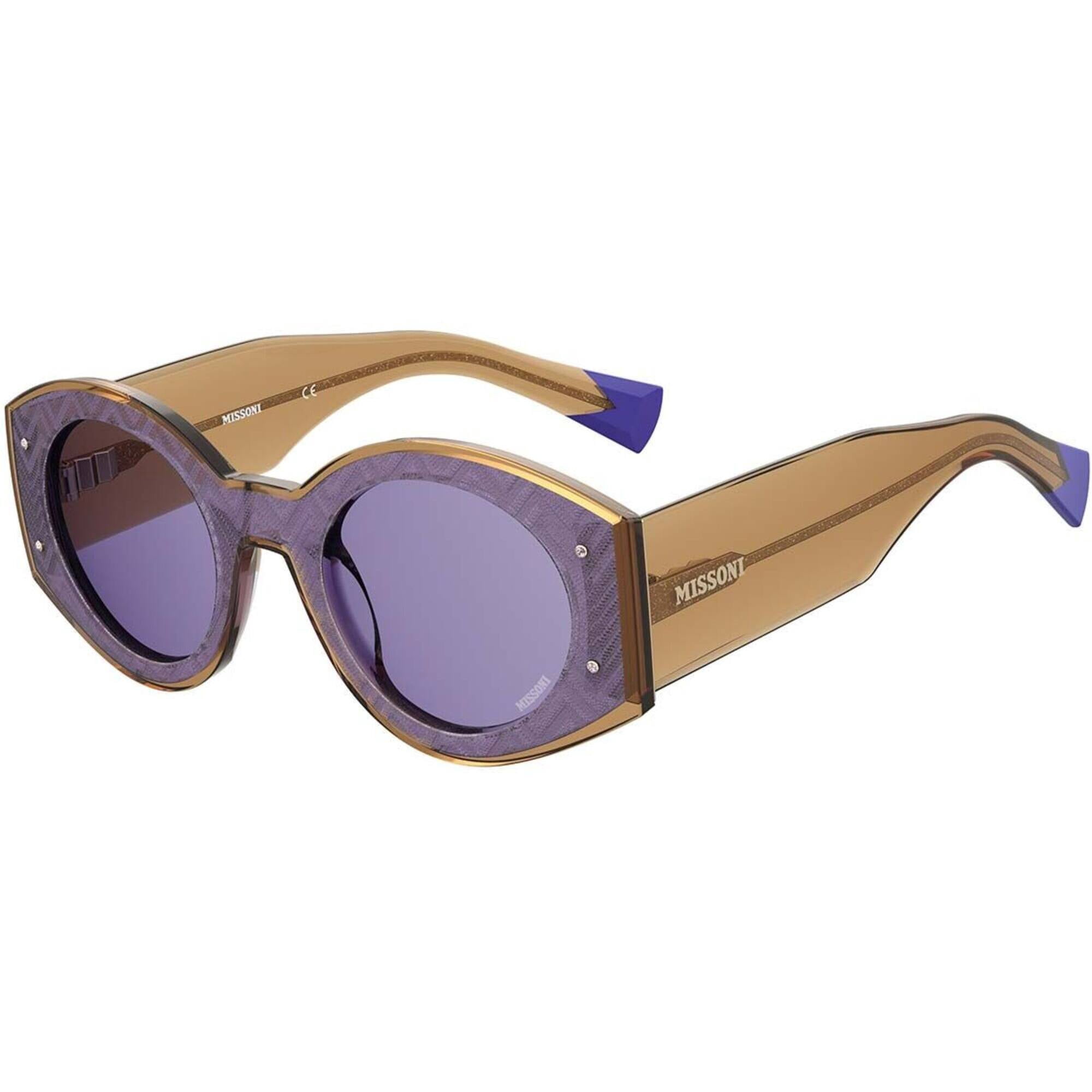Missoni Sunglasses - Purple and Brown Missoni MIS 0112/S Cat Eye Shape Sunglasses for Women, 54 mm  main image 4