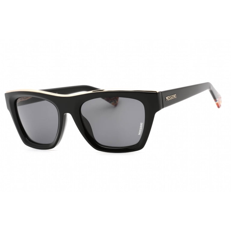 Missoni MIS 0067/S 0807 IR Sunglasses Black Cat Eye Frame, Grey Lenses Missoni Black Designer Sunglasses for Women for sale | eBay main image 3