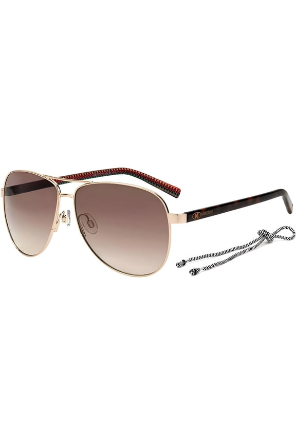 Missoni MMI 0002/S 06J HA Women's Gold Havana Frame Sunglasses