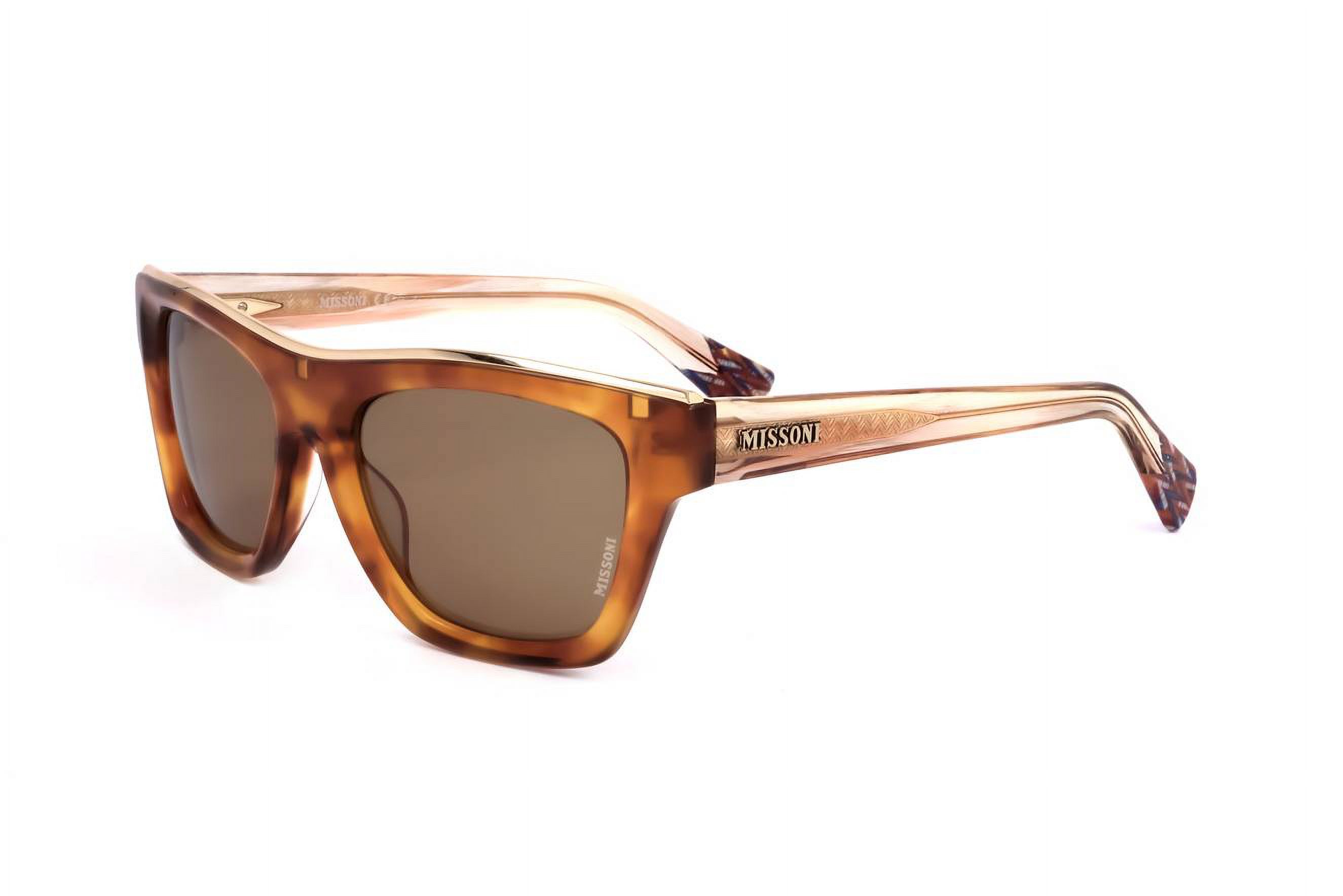 MISSONI 59mm Cat Eye Sunglasses Havana Pattern Brown Gradient NEW M Missoni Aviator w/ Gradient Lens & Retainer – Eyedictive main image 3