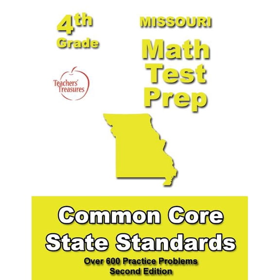 Missouri 4th Grade Math Test Prep: Common Core Learning Standards, (Paperback)