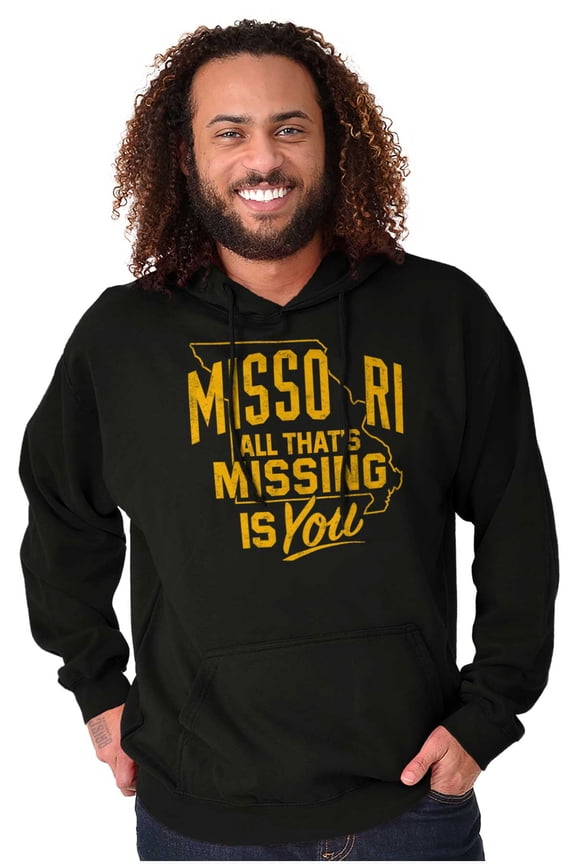 Missouri All That's Missing Is You MO Hoodie Sweatshirt Women Men Brisco Brands L