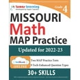 thumbnail image 1 of Pre-Owned Missouri Assessment Program Test Prep: 4th Grade Math Practice Workbook and Full-length Online Assessments: MAP Study Guide (Paperback) 1945730617 9781945730610, 1 of 1