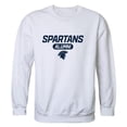 thumbnail image 1 of Missouri Baptist University Spartans Alumni Fleece Pullover Crewneck Sweatshirt, White - Small, 1 of 2