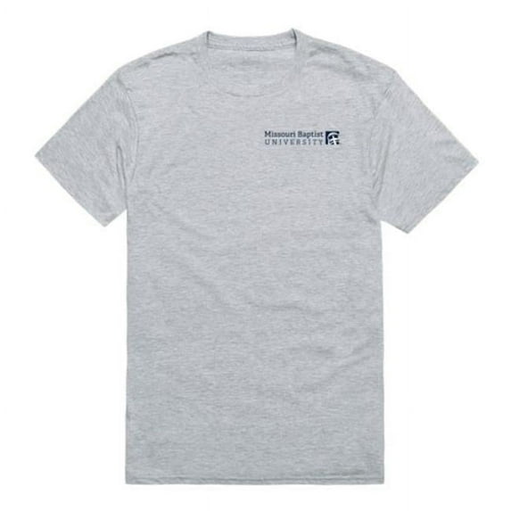 Missouri Baptist University Spartans Practice T-Shirt, Heather Grey - Medium