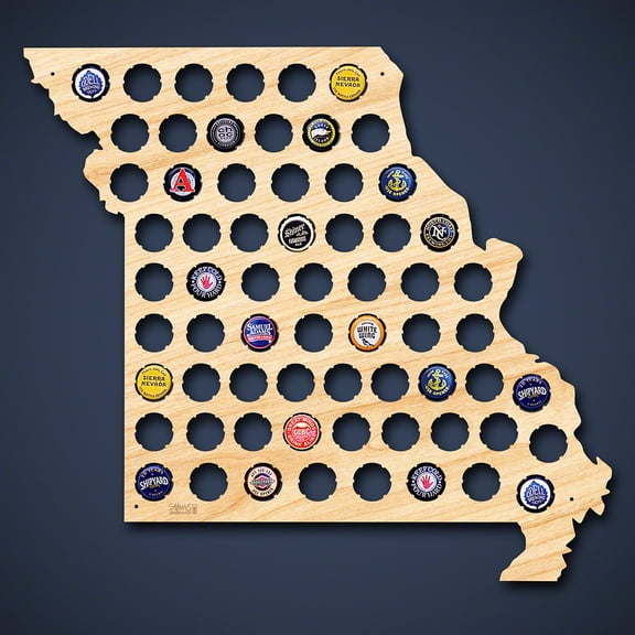 Missouri Beer Cap Map