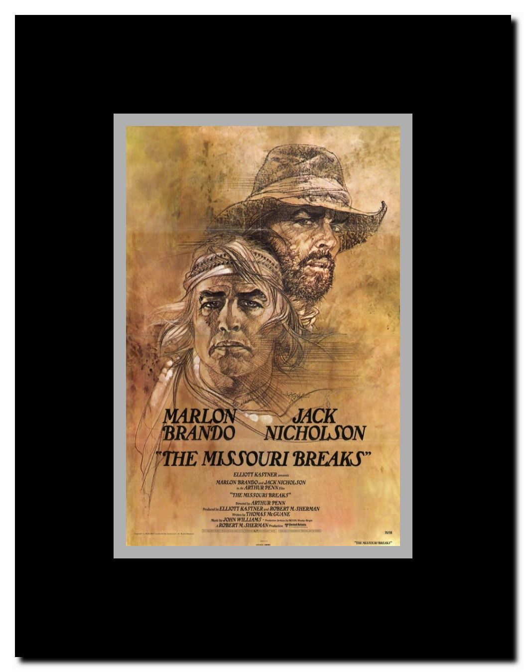 Missouri Breaks The Framed Movie Poster