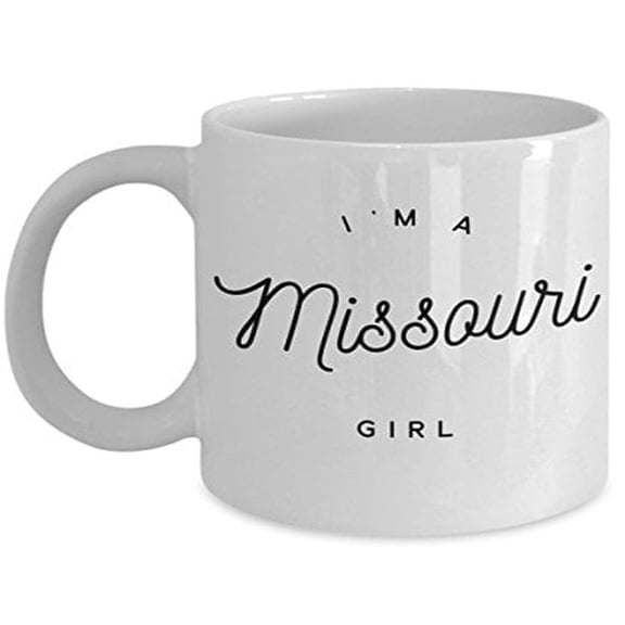 Missouri 11 oz Coffee Mug - I'm A Girl White Ceramic Gift