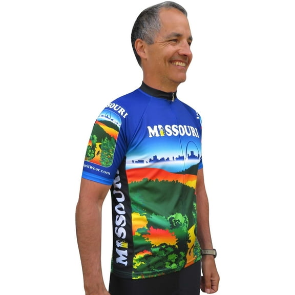 Free Spirit Bike Jerseys Missouri Cycling Jersey