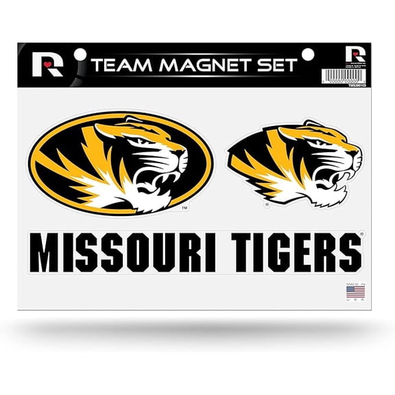 Missouri Die Cut Team Magnet Set Sheet, 8.5 x 11"