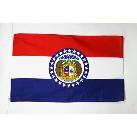 AZ Flag Missouri Flag 2x3 ft 100D Polyester 2 Grommets 90x60 cm