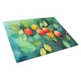 thumbnail image 1 of Missouri Hawthorns in Watercolor Glass Cutting Board Large 12 in x 15 in, 1 of 5