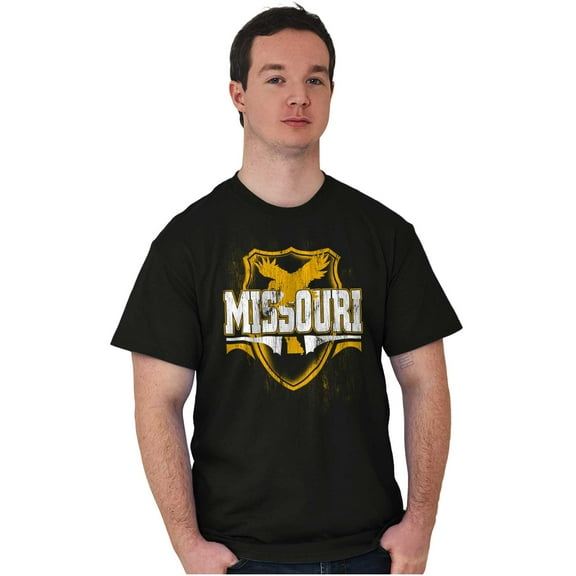 Missouri MO Pride Gameday Spirit Cool Men's Graphic T Shirt Tees Brisco Brands S