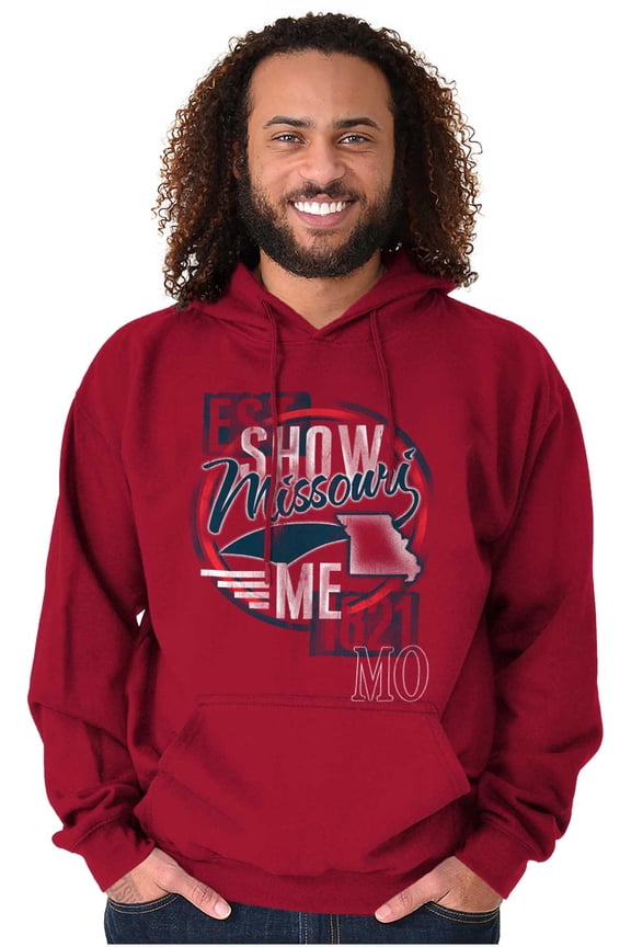 Missouri MO Vintage Road Trip Map Hoodie Sweatshirt Women Men Brisco Brands M
