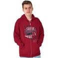 thumbnail image 1 of Missouri MO Vintage Road Trip Map Zip Up Hoodie Men's Women's Brisco Brands 3X, 1 of 6