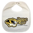 thumbnail image 1 of Missouri Newborn Vinyl Snap Bib - All White, 1 of 1