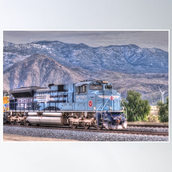 Missouri Pacific Heritage Unit Poster Wall Art, Modern Wall Decor, 8x12 UNFRAMED