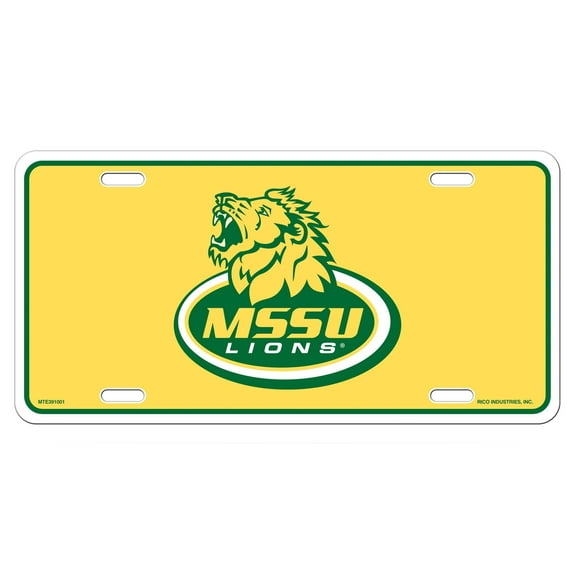Missouri Southern State Lions University Metal Tag License Plate