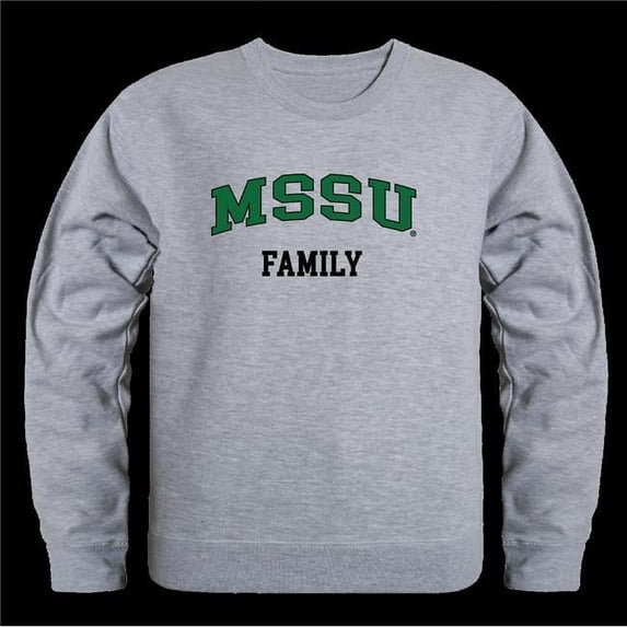 Missouri Southern State University Lions Family Crewneck Sweatshirt, Heather Grey - 2XL