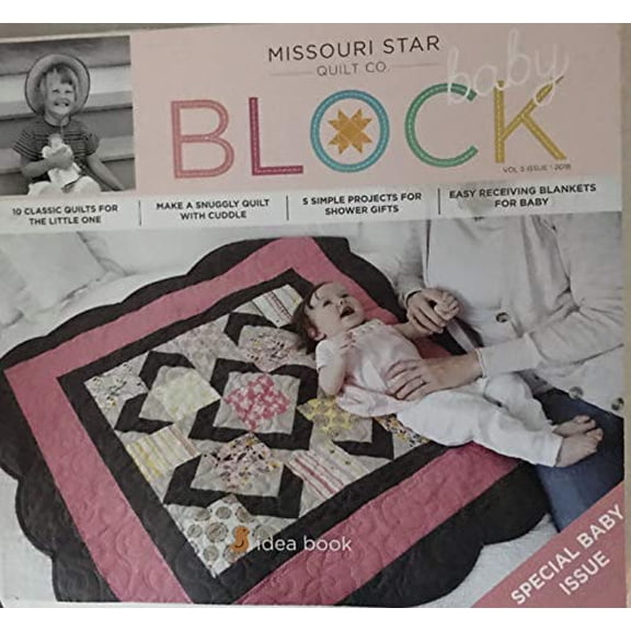 Pre-Owned Missouri Star Quilt Co BLOCK vol 5 issue 1 Paperback Paperback Jenny Doan