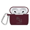 thumbnail image 1 of Florida State Seminoles Debossed Silicone AirPods Gen Three Case Cover, 1 of 2