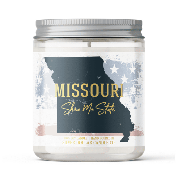 Missouri State Candle - Missing Home and Nostalgia Candle - 9/16oz 100% All-Natural Handmade Soy Wax Candle