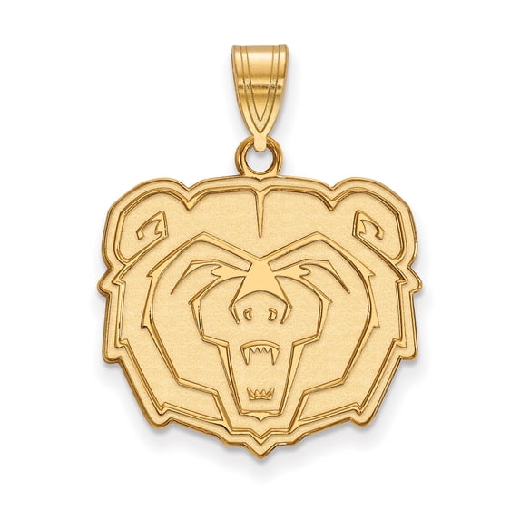 Missouri State Large (3/4 Inch) Pendant (14k Yellow Gold)
