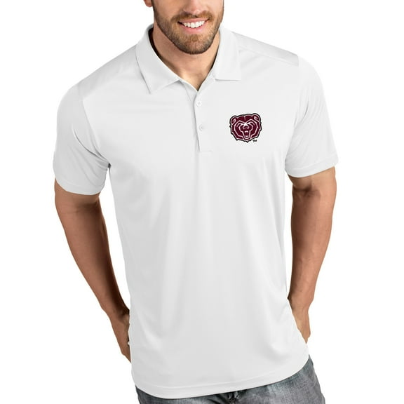 Missouri State University Bears Antigua Tribute Polo - White