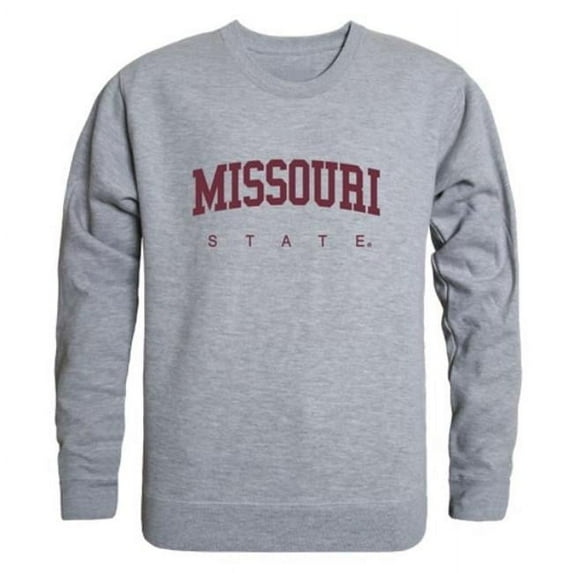 Missouri State University Bears Game Day Crewneck Sweatshirt, Heather Grey - 2XL