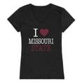 thumbnail image 1 of Missouri State University Bears I Love Women T-Shirt, Black - 2XL, 1 of 1