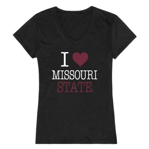Missouri State University Bears I Love Women T-Shirt, Black - 2XL