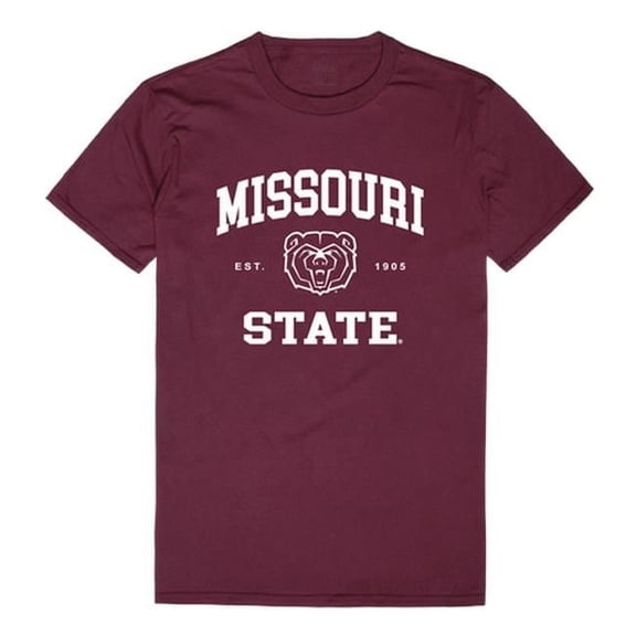 Missouri State University Bears Seal College T-Shirt, Maroon - Extra Large