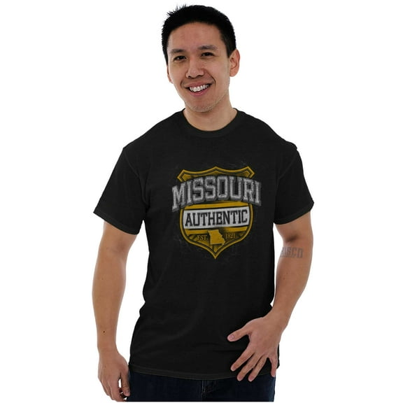 Missouri Student Pride Gameday Cool Men's Graphic T Shirt Tees Brisco Brands L