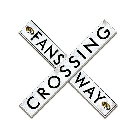 Missouri Tigers 48" Fans Way Crossing Sign