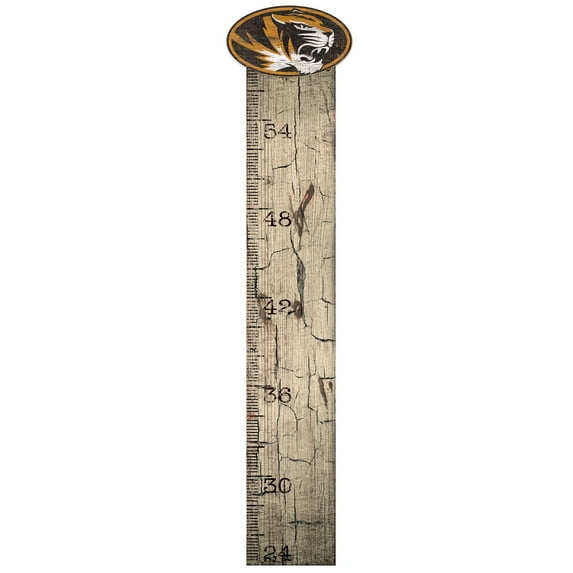Missouri Tigers 6" x 36" Growth Chart Sign