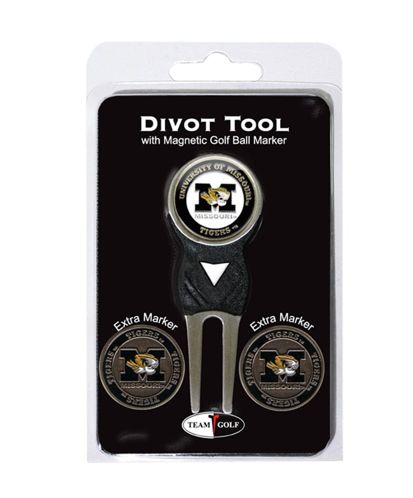 Missouri Tigers Official NCAA Divot Tool Ball Marker by Team Golf 24945