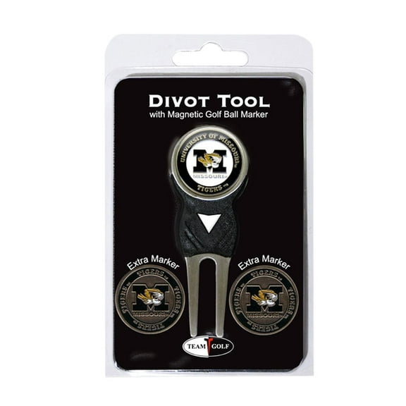 Missouri Tigers Official NCAA Divot Tool Ball Marker by Team Golf 24945