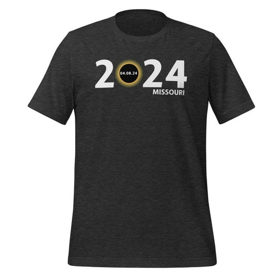 Missouri Totality Eclipse Shirt Missouri Total Solar Eclipse 2024 T-Shirt Missouri Totality Eclipse Shirt 2024 Solar Eclipse Totality 2024 Shirt (Dark Grey Heather, 3XL)