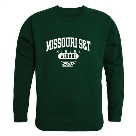 Missouri University of Science & Technology Miners Alumni Fleece Sweatshirt, Forest Green - Small